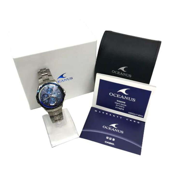 楽天市場】【極美品/限定2000本/付属品〇】 カシオ オシアナス マンタ 