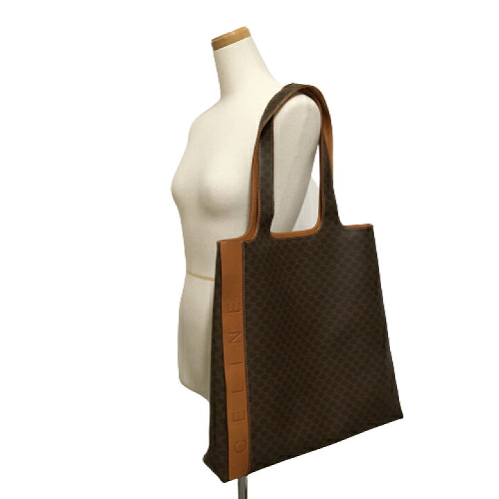 楽天市場】［南店］【美品】セリーヌ マカダム柄 ハンドバッグ トート 