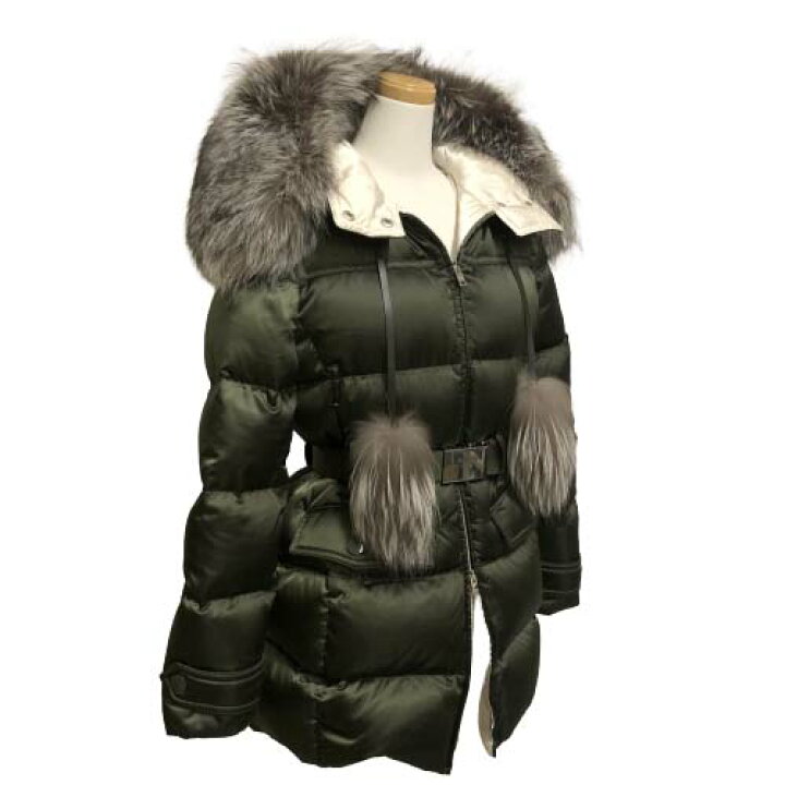 楽天市場】［南店］【極美品】プラダ 29y277 ファー付ダウンコート 