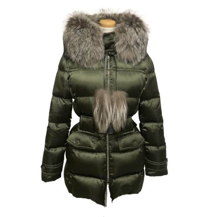 楽天市場】［南店］【極美品】プラダ 29y277 ファー付ダウンコート 