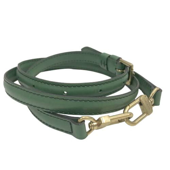 極美品⭐️LOUIS VUITTON グリーン ゴールド ショルダーストラップ  