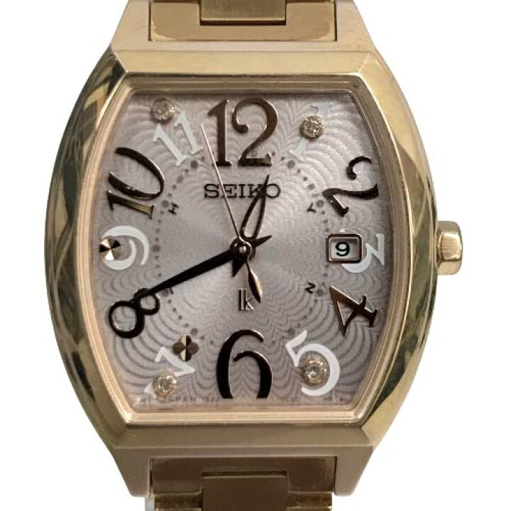 動作良好】SEIKO ルキア SSVW050 1B22-0BB0 電波ソーラー 