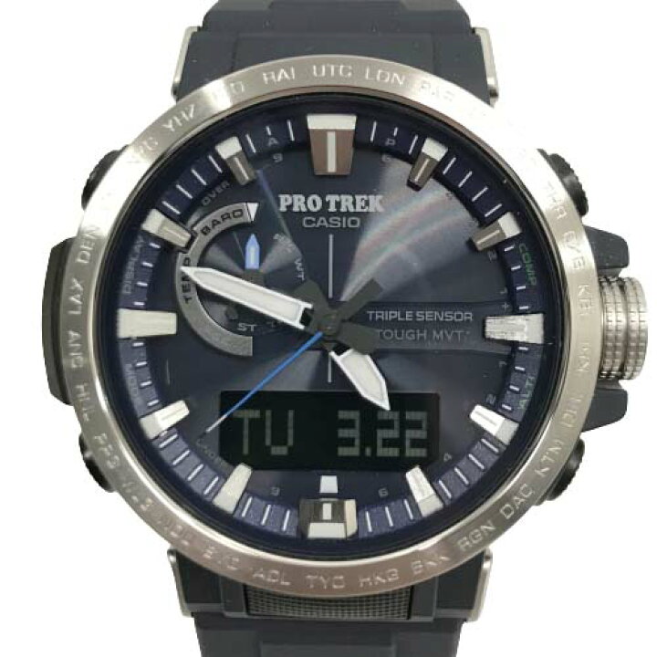楽天市場】【未使用品/極美品】 カシオ PRW-60-2AER Cal.5578 