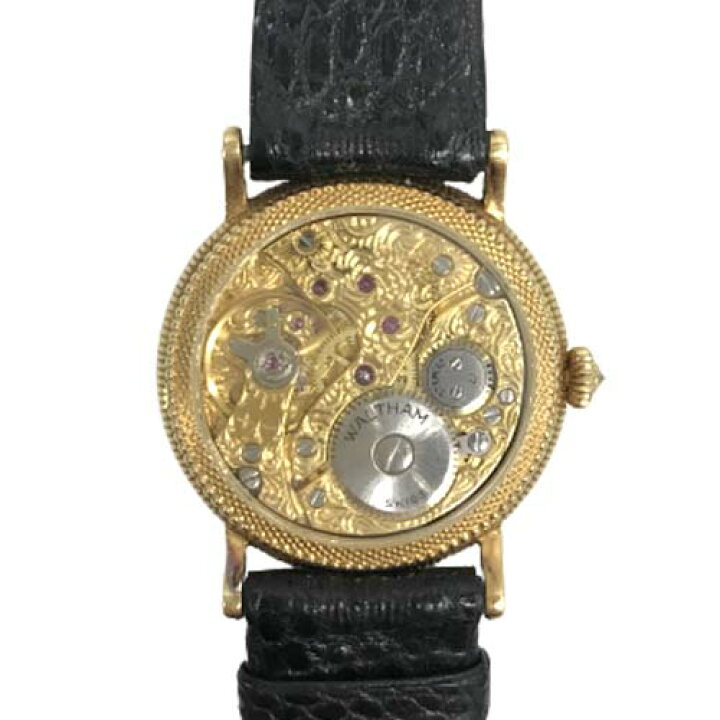楽天市場】【良品】 ウォルサム 92950 手巻き 腕時計 750刻印 K18 18金 