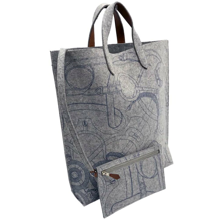 楽天市場】【美品/ポーチ付】 エルメス カリミGM トートバッグ  