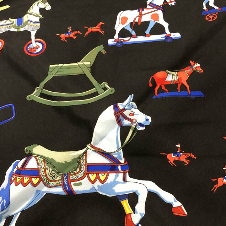 楽天市場】［南店］【未使用品/付属品〇】エルメス カレ90 お馬の話を  