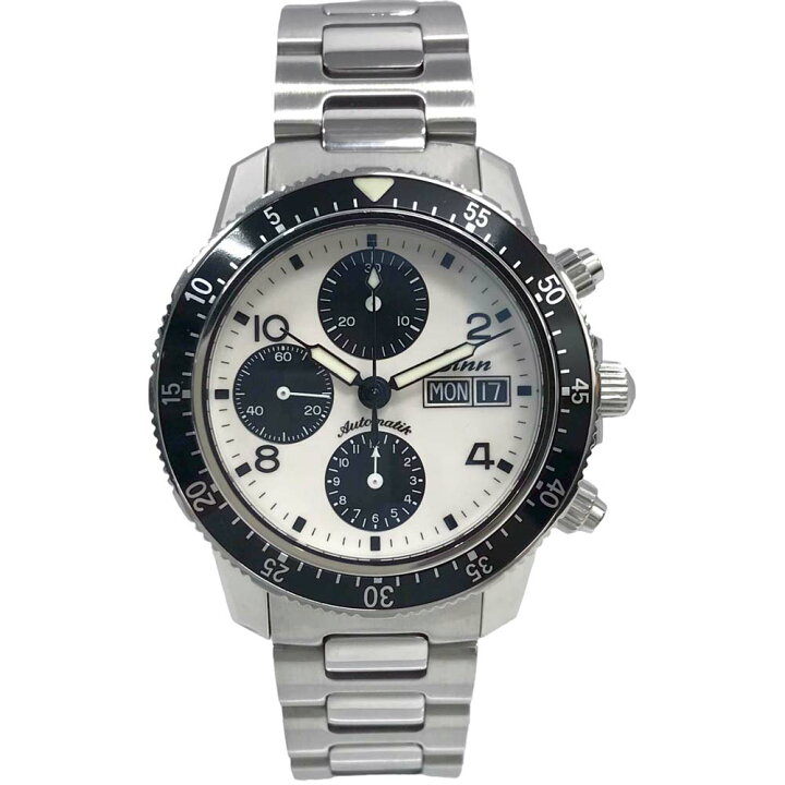 楽天市場】【美品/付属品〇】 ジン 103.B.SA.CR クロノグラフ 自動巻き 