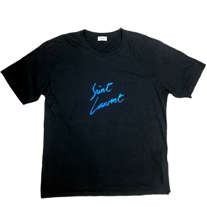 楽天市場】【良品】 サンローラン 480406 スクリプトロゴ Tシャツ L 