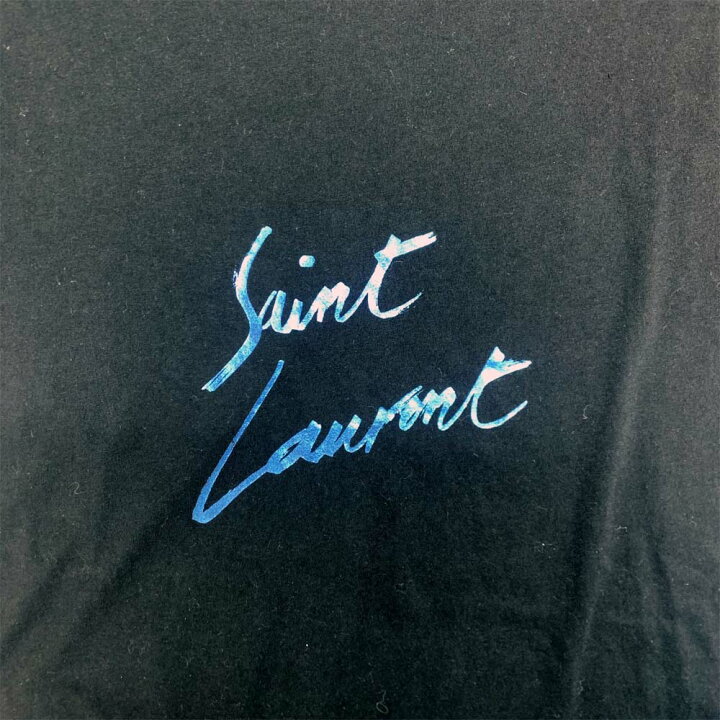 楽天市場】【良品】 サンローラン 480406 スクリプトロゴ Tシャツ L 