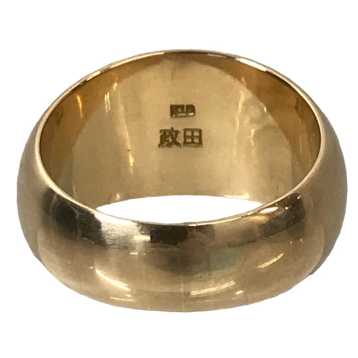 楽天市場】【美品】 かまぼこリング K18 約21号 約19.0g 指輪 