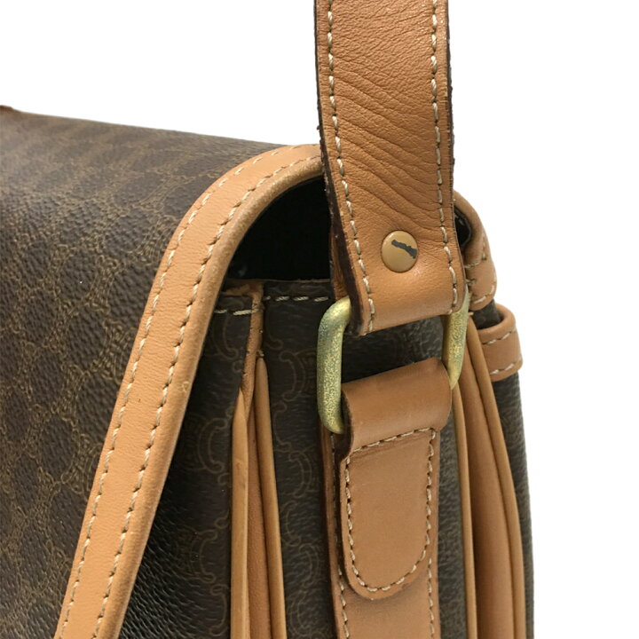 楽天市場】［泉店］【美品】セリーヌ マカダムショルダーバッグ 肩掛け 