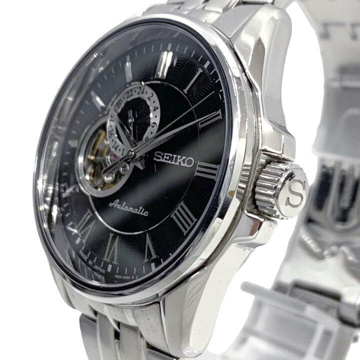 SEIKO プレサージュ sary023 機械式 オープンハート - 自動巻き時計