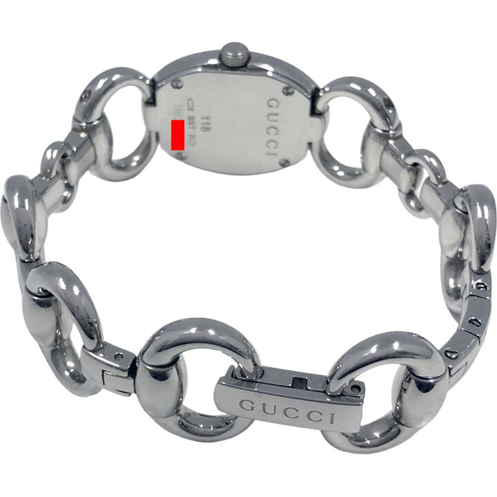 楽天市場】［南店］ 【極美品/電池交換済】 グッチ GUCCI 118 ブレス  