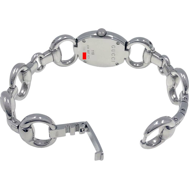 楽天市場】［南店］ 【極美品/電池交換済】 グッチ GUCCI 118 ブレス  