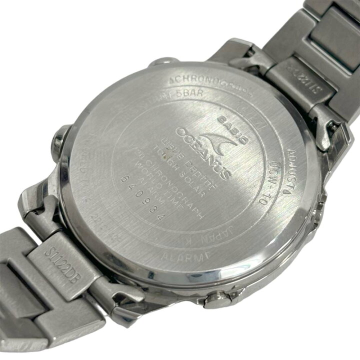 楽天市場】【良品】カシオ オシアナス OCW-10 電波ソーラー 腕時計 