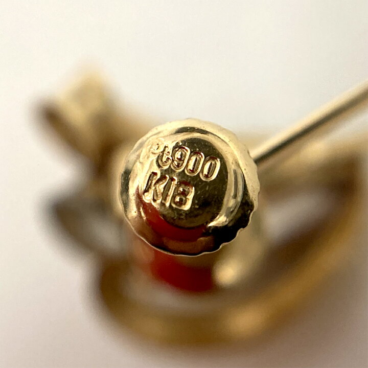 楽天市場】［泉店］ 【美品】 コンビイヤリング K18 Pt900 約 