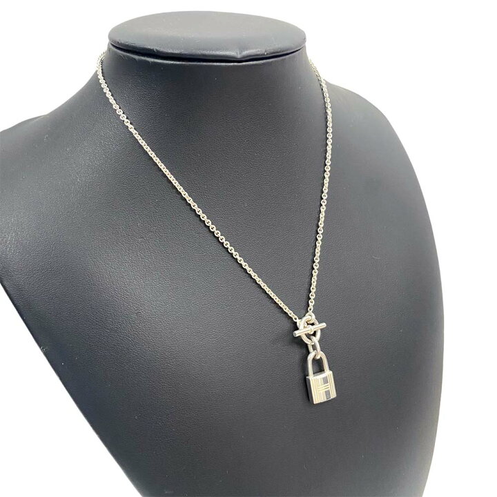 楽天市場】【良品】エルメス アミュレット カデナモチーフ ネックレス  