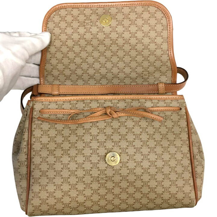 楽天市場】［泉店］ 【良品】 セリーヌ マカダム ショルダーバッグ 