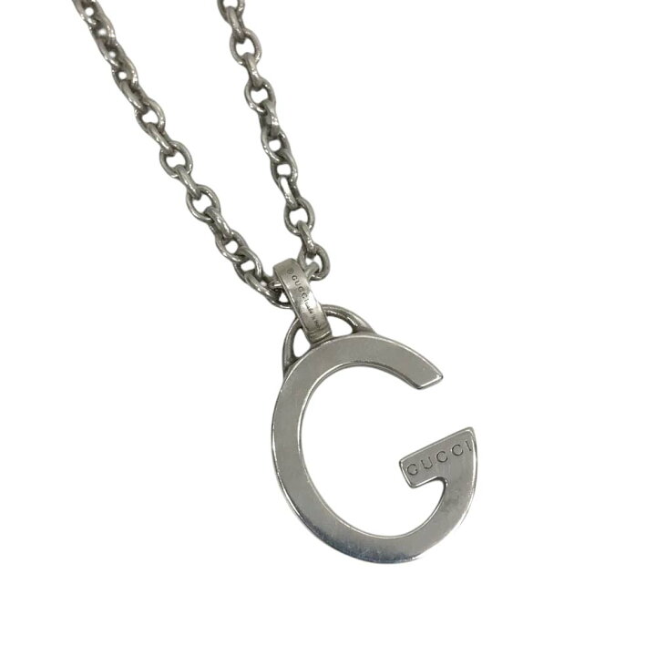 楽天市場】グッチ 233936-J8400-8106 Gロゴネックレス 925 シルバー 約 