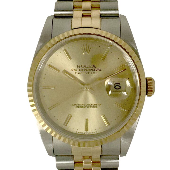 楽天市場】【美品/ギャラ〇】 ロレックス Rolex 16233 デイトジャスト 