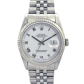 【良品/外装仕上済】 ロレックス ROLEX 16234 デイトジャスト ホワイト メンズ 【中古】