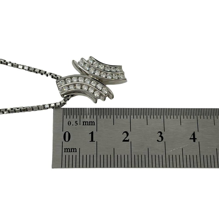 楽天市場】【美品/箱付】ギリオン 24-7 ダイヤ付 デザインネックレス 