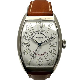 ［泉店］【極美品/付属品〇】フランクミュラー FRANCK MULLER 68502CASA カサブランカ ホワイト 【中古】