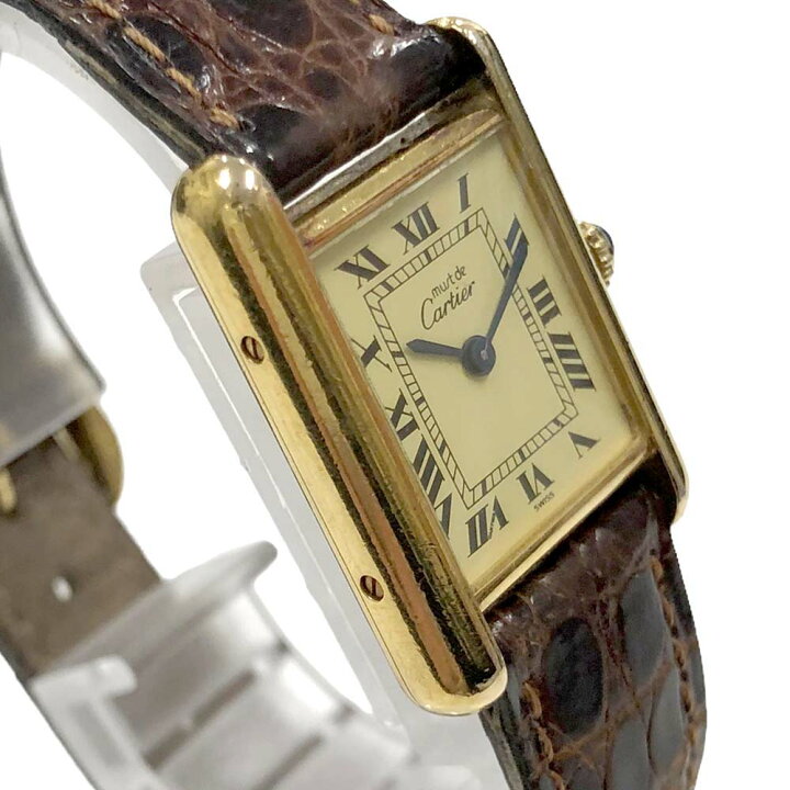 楽天市場】［南店］ 【良品/電池交換済】 カルティエ Cartier 5057001 