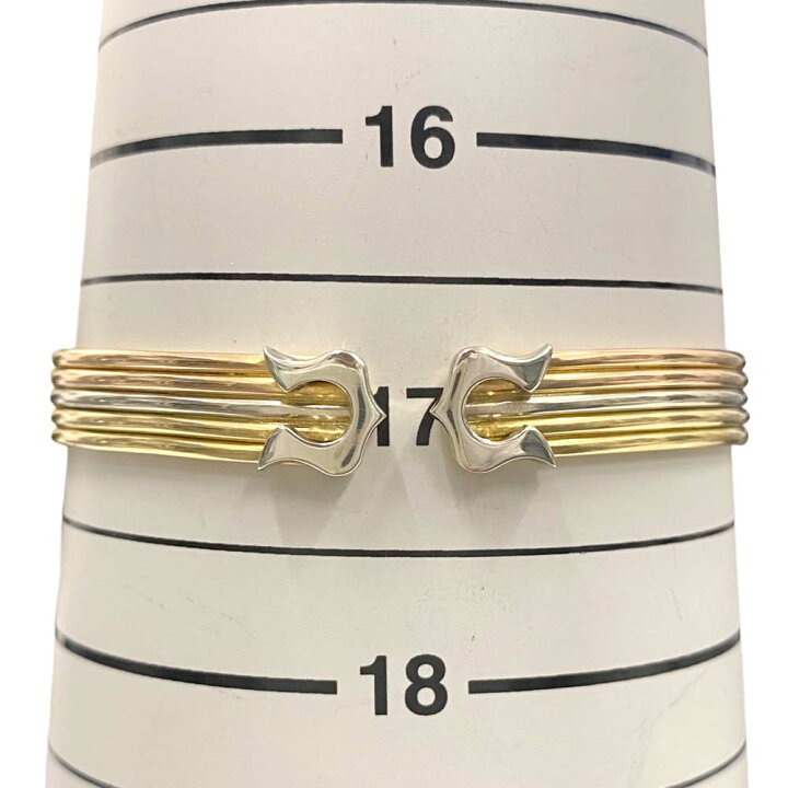 楽天市場】［泉店］【極美品】 K18 スリーカラー ブレスレット K18 
