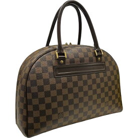 ［南店］【極美品】 ルイヴィトン N41455 ノリータ ダミエ・エベヌ ブラウン系 ハンドバッグ メンズ レディース 【中古】