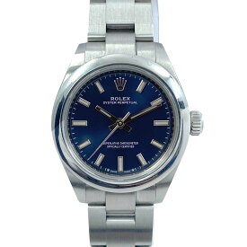 【極美品/ギャラ○/外装仕上げ済み】 ロレックス ROLEX 276200 オイスターパーペチュアル28 ブライトブルー レディース 【中古】
