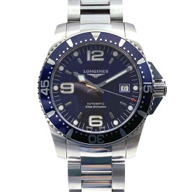 【美品/外装仕上げ済み】 ロンジン LONGINES L3.742.4.96.6 ハイドロコンクエスト ブルー メンズ 【中古】