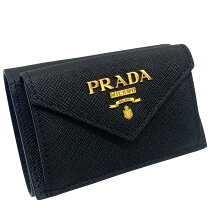 楽天市場】prada 折り財布 黒の通販 