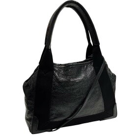 ［南店］【美品】 バレンシアガ 542017 エクスクルーシブライン NAVYカバス XS ブラック 2wayバッグ ハンドバッグ ショルダーバッグ 【中古】