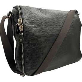 ［南店］【良品】 ジミーチュウ x H＆Mコラボ メッセンジャーバッグ ブラック ショルダーバッグ【中古】