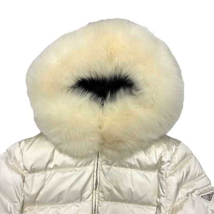 楽天市場】［泉店］【美品】 プラダ 28G060 トライアングルロゴ ダウン 