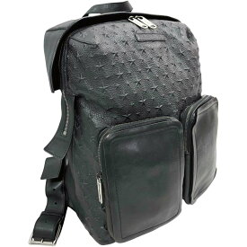 【良品】 ジミーチュウ レノックス ブラック バックパック リュック リュックサック【中古】