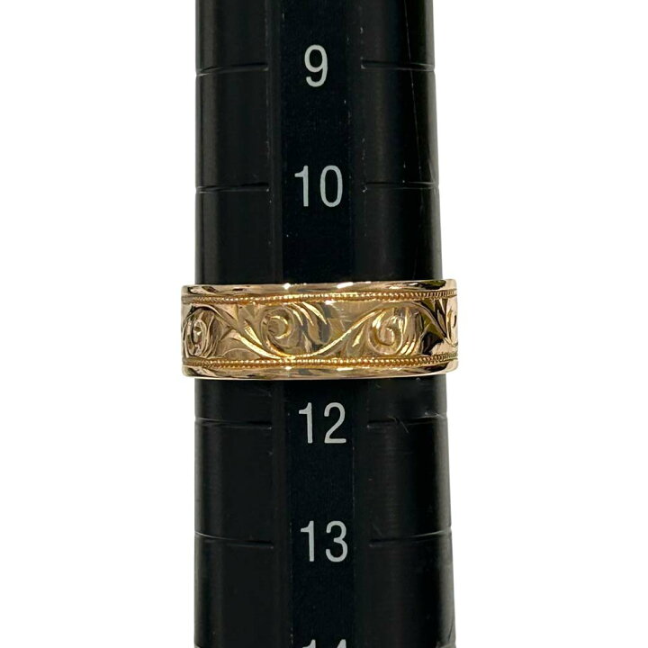 楽天市場】［南店］【極美品】 唐草デザインリング K18 約3.81g 約11号 