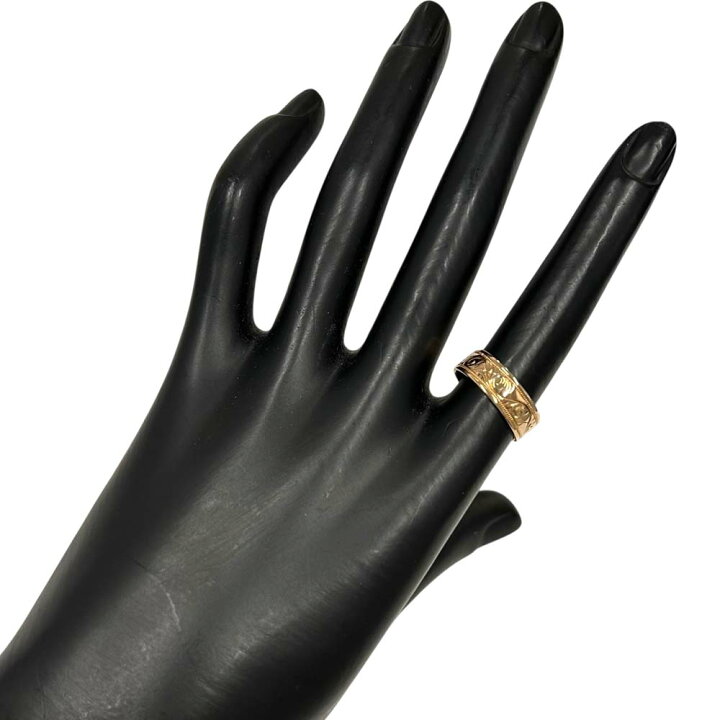 楽天市場】［南店］【極美品】 唐草デザインリング K18 約3.81g 約11号 