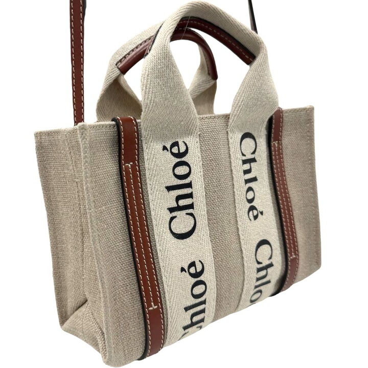 楽天市場】［南店］【未使用品】 クロエ ウッディ ミニ トートバッグ 