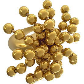 ［南店］【極美品】 カルティエ B4096354 パリ ヌーベルバーグ リング #54 K18 約15.42g 約14号 【中古】