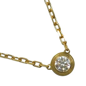 【極美品/保証書〇】 カルティエ B7215800 ダムール ネックレス スモール K18 約40cm 約2.8g レディース【中古】