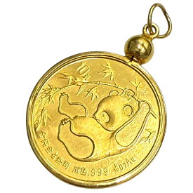 ［泉店］【美品】 10元パンダ金貨トップ 1985年 K24 K14 約3.64g 【中古】