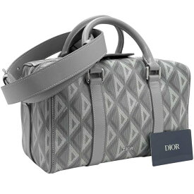 ［南店］【極美品】 クリスチャンディオール 1ADPO267CDP ランゴ26 CDダイヤモンド グレー ハンドバッグ ショルダーバッグ【中古】
