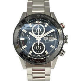 【美品】 タグホイヤー TAG Heuer CAR201Z-0 カレラ ホイヤー01 ブラック 【中古】