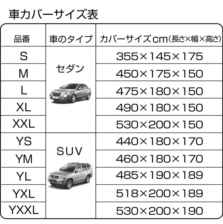 楽天市場】車カバー カーカバー 210T 自動車カバー 車 ボディーカバー 