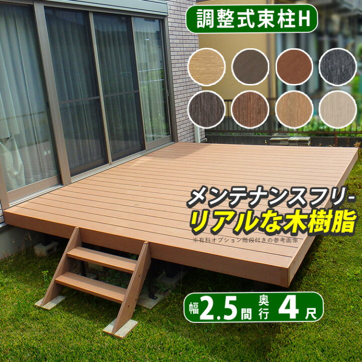 楽天市場】【5月値上げ 4/28.14時迄特価】ウッドデッキ 人工木 デッキ 