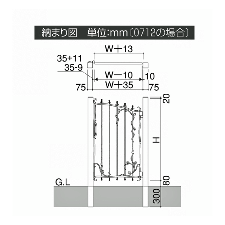 楽天市場】門扉 プロヴァンス 5型 0812 片開き おしゃれ 門柱 楽天市場】門扉 プロヴァンス 5型 0812 片開き おしゃれ 門柱