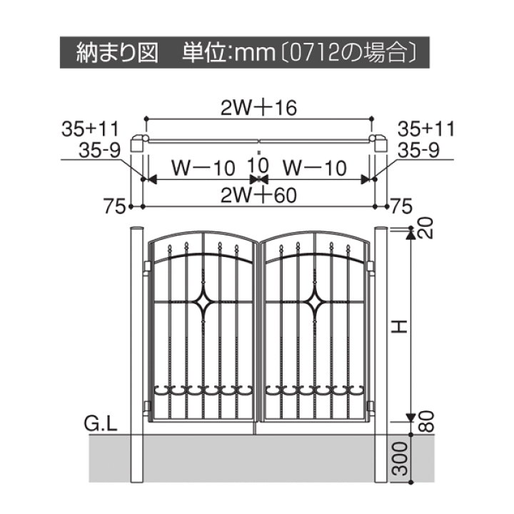 楽天市場】門扉 プロヴァンス 2型 0412+0812 親子開き おしゃれ 楽天市場】門扉 プロヴァンス 2型 0412+0812 親子開き おしゃれ