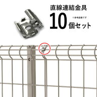 【10月から値上げ 9/29.15時迄限定特別価格】フェンス メッシュフェンス 部品 ネットフェンス 金具【直線…